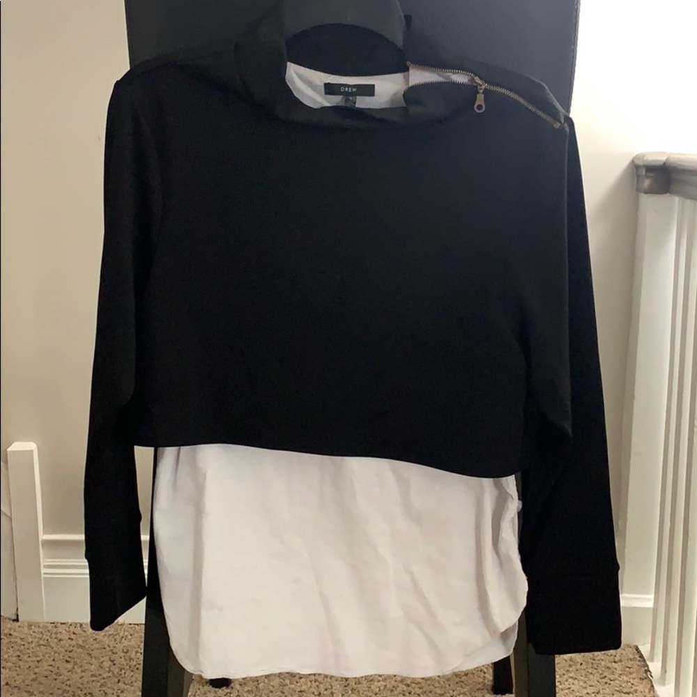 Mock neck blouse/shirt